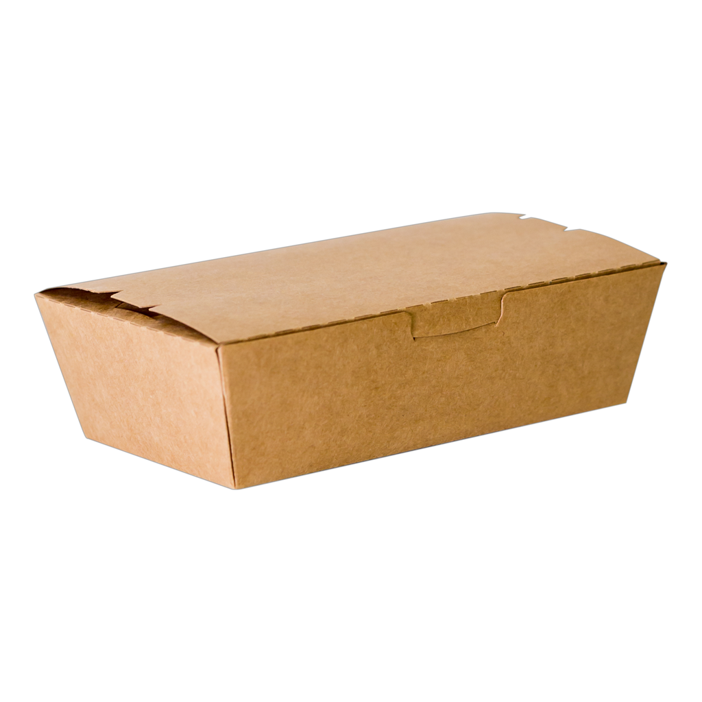 Single Compartment Lunch Box (Brown) - Small
