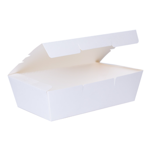 Single Compartment Lunch Box (White) - Small